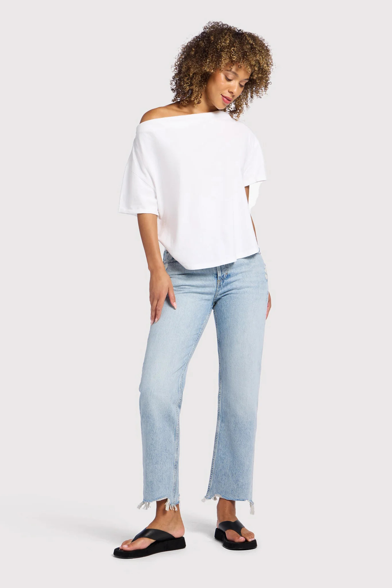Off The Shoulder T-Shirt | Nuuds US