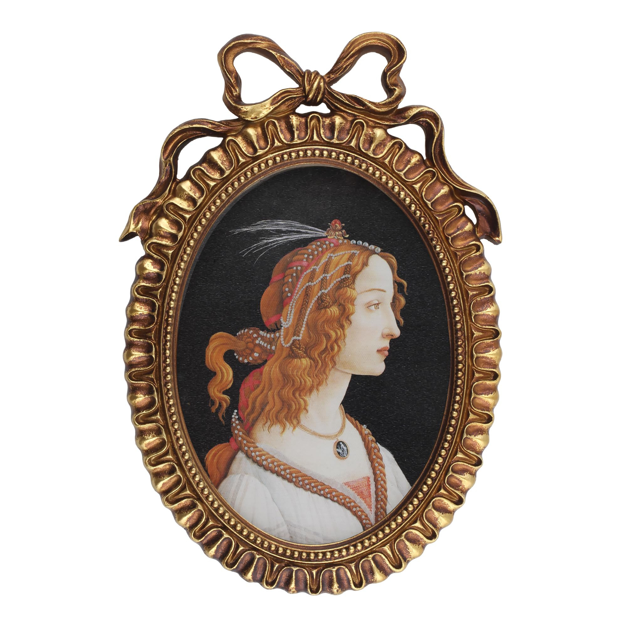 5x7 Bronze Picture Frame – Antique Gold Vintage Bronze Oval Frame with Glass Front – Wall Han... | Amazon (US)