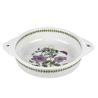 Portmeirion Botanic Garden Rnd Baking Dish W/Handles 10 | Wayfair North America