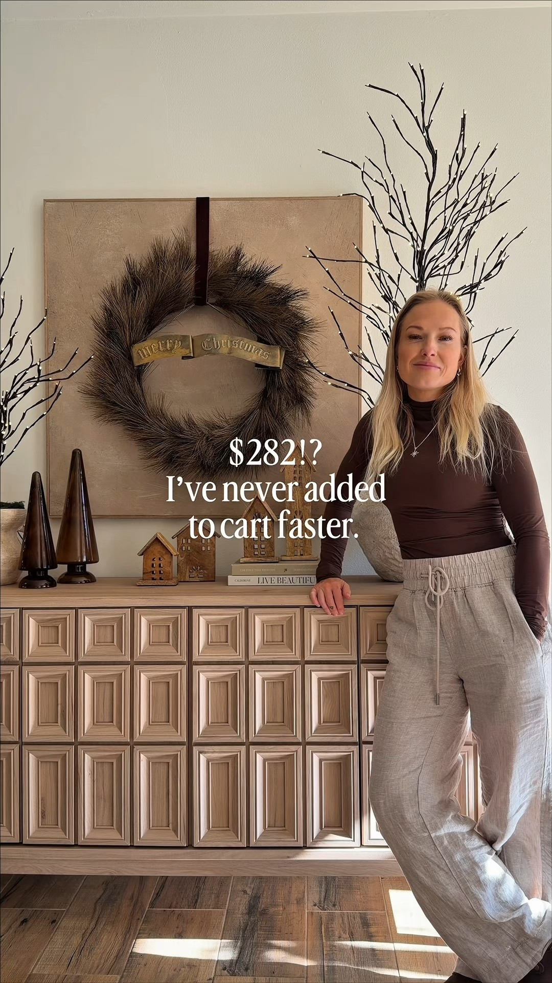 This $282 Amazon sideboard feels like the best Black Friday home deal. It has that soft, modern cottage look I love and it holds all the kids’ toys without looking like toy storage. If you’re trying to keep your main living space pretty and calm, this sideboard is such a good option.

sideboard, amazon sideboard, affordable sideboard, modern cottage decor, modern organic home, neutral home decor, wood sideboard, living room storage, aesthetic storage ideas, toy storage cabinet, hidden toy storage, Amazon Black Friday deals, budget home finds, cozy home decor, natural wood furniture, aesthetic living room, entryway cabinet, console table ideas, neutral aesthetic home finds

#LTKHoliday #LTKHome #LTKmomlife