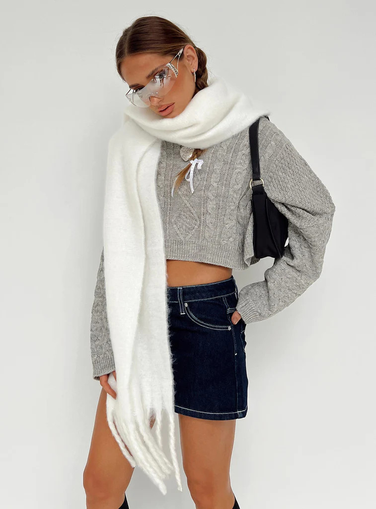 Mallan Scarf Cream | Princess Polly US