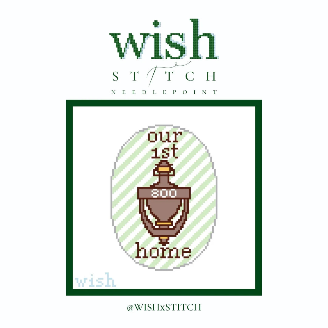 Our First Home | Needlepoint Canvas Digital Download | Etsy (US)