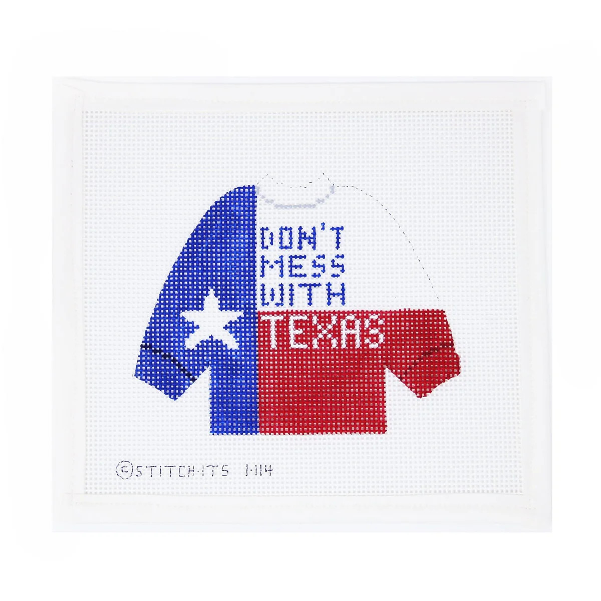 Don't Mess With Texas Sweater | Greystone Needlepoint