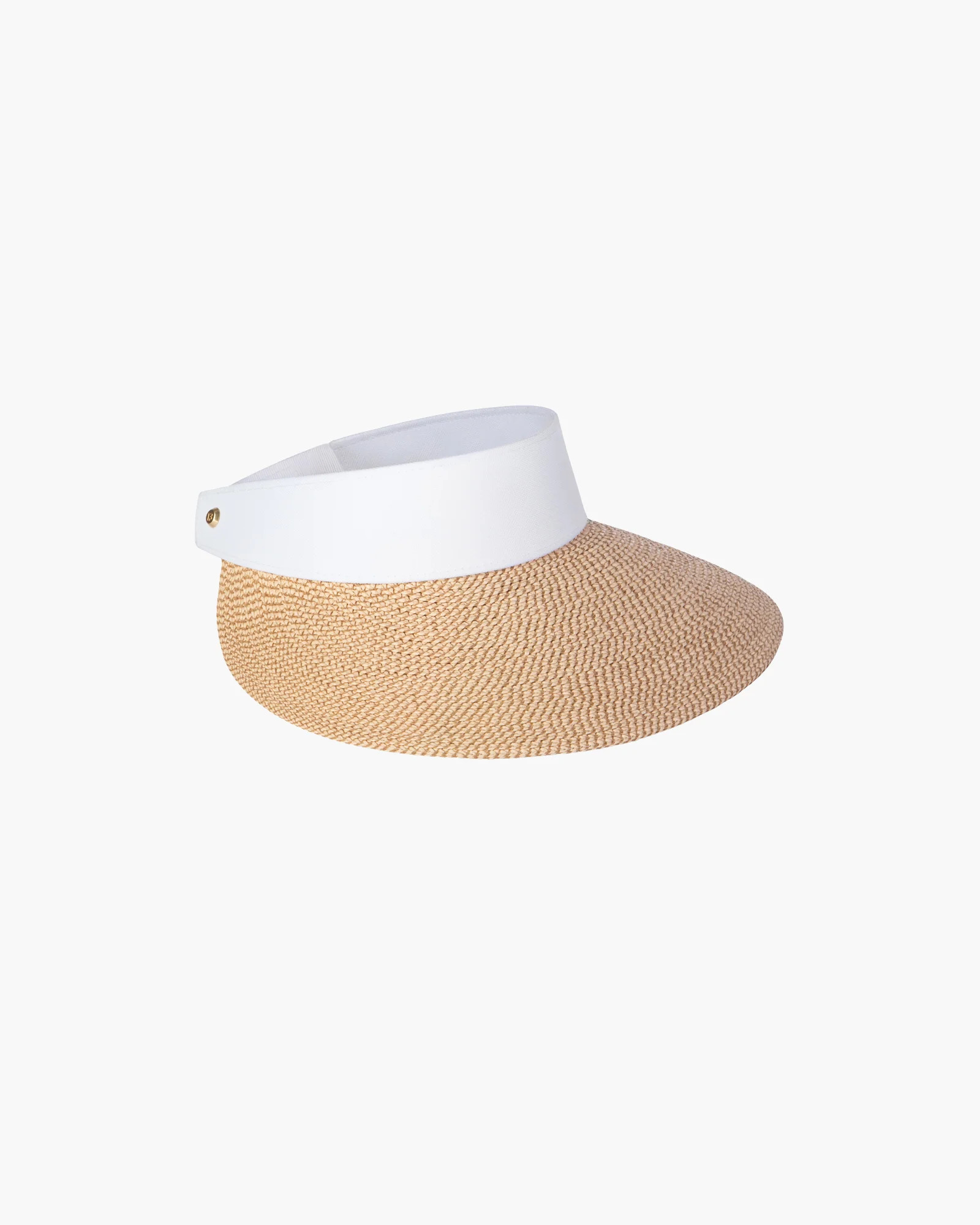 Champ II Visor Hat｜Sun-Blocking Visor Hat | Peanut/White | Eric Javits | Eric Javits