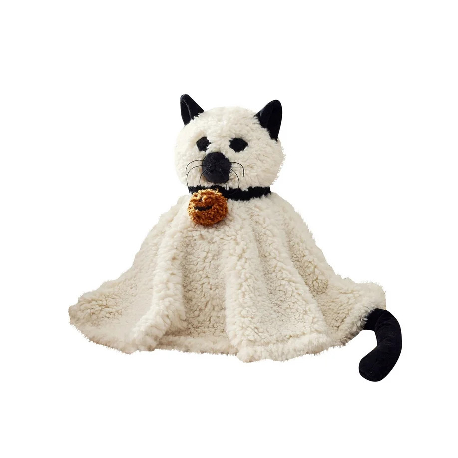 Halloween Decorations, Cleo the Cat Ghost Shaped Pillow - Halloween Decoration Indoor Soft Cat Pl... | Walmart (US)