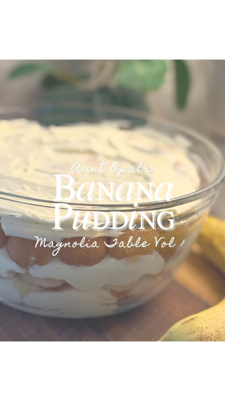 Lemme hear you say this … B-A-N-A-N-A-S

Inspired by Julie & Julia, I’m cooking my way through all three Magnolia Table cookbooks by Joanna Gaines. I’m calling it The Jeanie Jo & Joanna Project. Recipe 115 — Aunt Opal’s Banana Pudding — and here’s how it turned out: Silky custard layered with bananas and vanilla wafers, finished with a golden meringue that tasted like home. Each spoonful felt like the kind of Southern comfort that doesn’t need modernizing — just a little patience and a big heart.

342 recipes to go!

#LTKHome