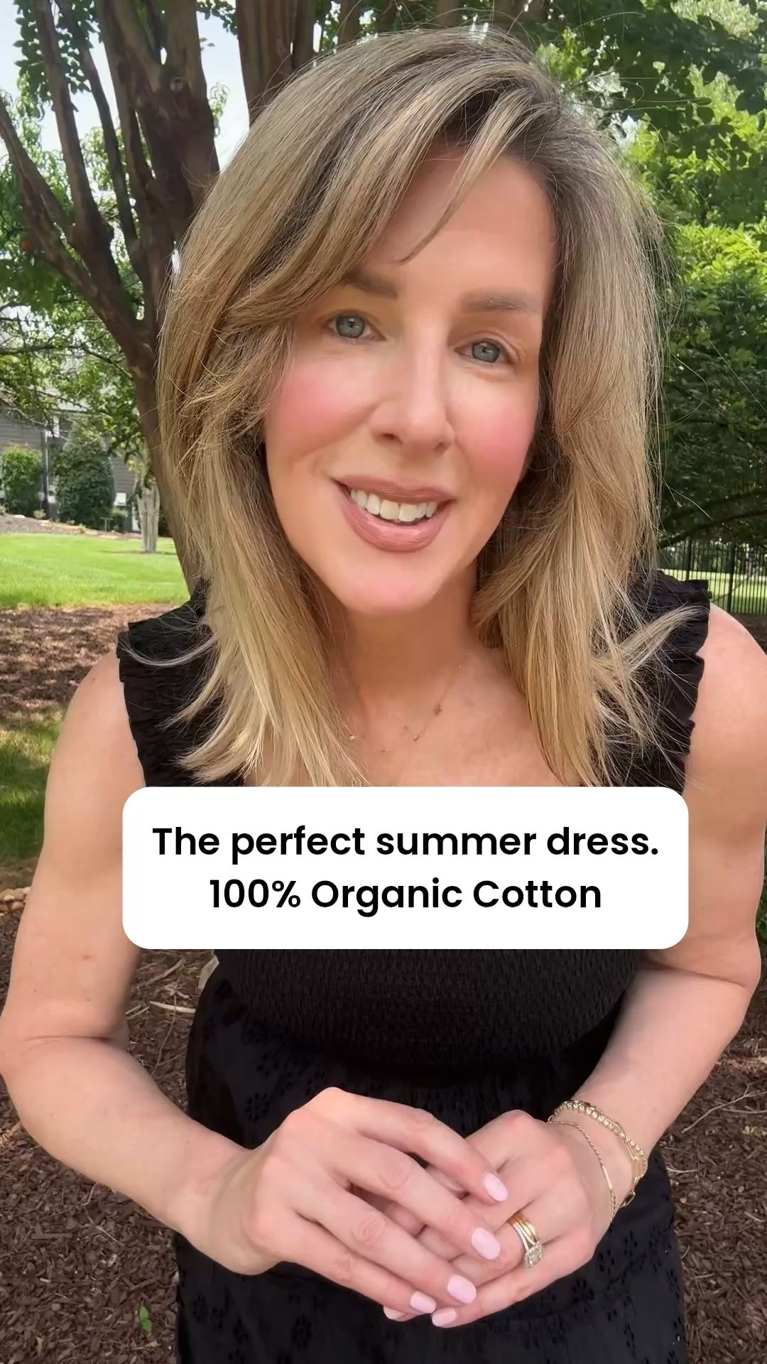 I love a good, breathable organic cotton dress this time of year.  And it travels well. 

Available in black, white and navy.  Plus the pockets make it a total win for me.  Wearing a size small.  Runs true to size.  

Also tagged my cream jacket.

#LTKootd #LTKWorkwear #LTKTravel
