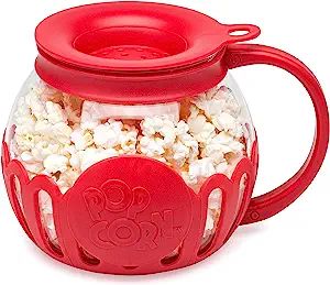 Ecolution Patented Micro-Pop Microwave Popcorn Popper with Temperature Safe Glass, 3-in-1 Lid Mea... | Amazon (US)