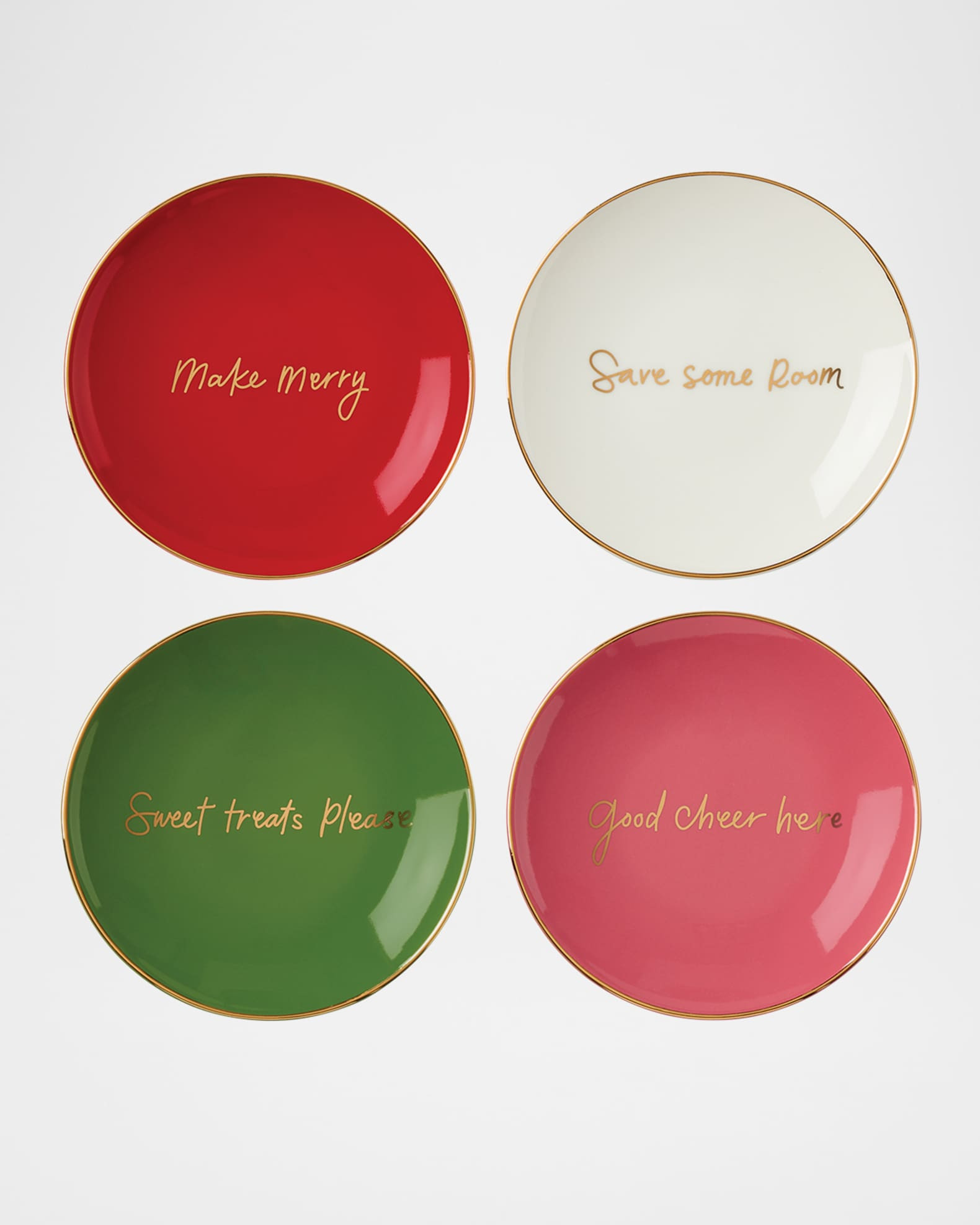 be jolly 4-piece tidbit plates | Neiman Marcus