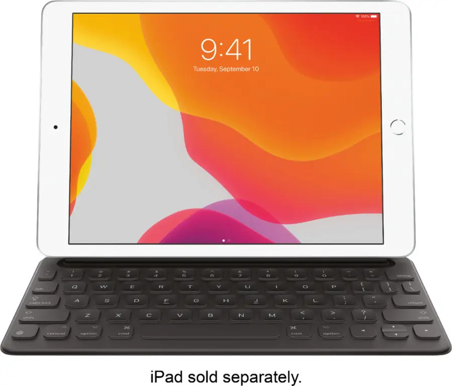 Apple - Smart Keyboard for iPad (7th Generation), iPad 10.2" (9th Generation), iPad Air (3rd Gene... | Best Buy U.S.