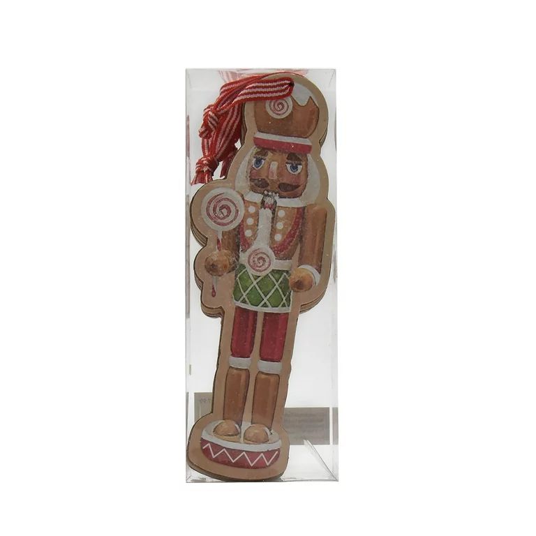 Holiday Time Christmas Tree Mini Ornaments, Nutcracker with Lollipop, 6 Count | Walmart (US)