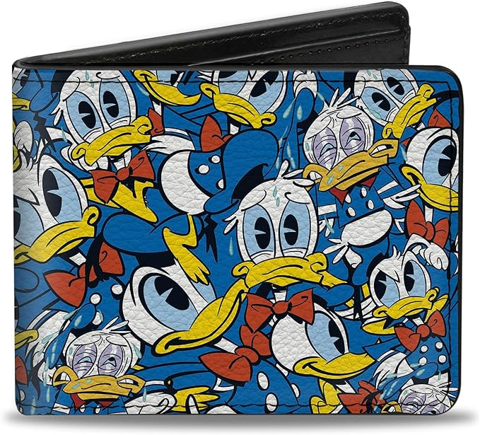 Buckle-Down Men's Standard PU Bifold Wallet | Amazon (US)