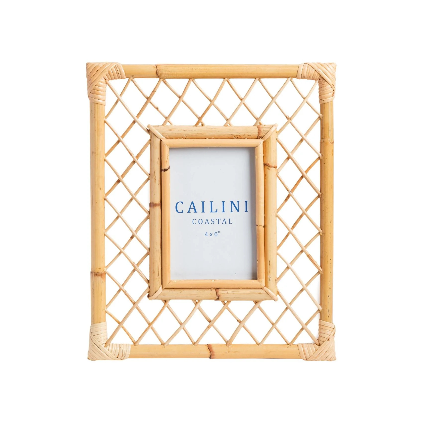 Bar Harbor Lattice Wall Frame | Cailini Coastal