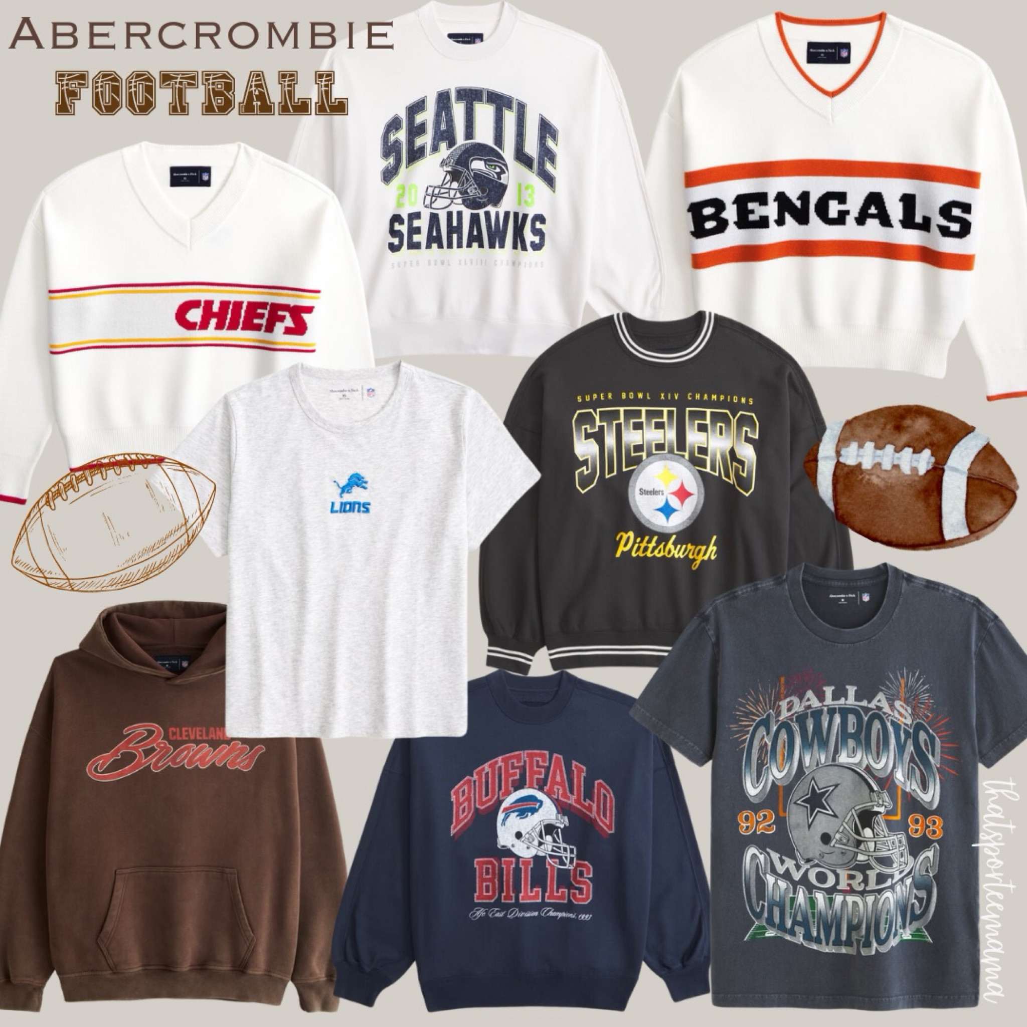 NFL apparel! 🏈

#LTKActive #LTKStyleTip #LTKFindsUnder100