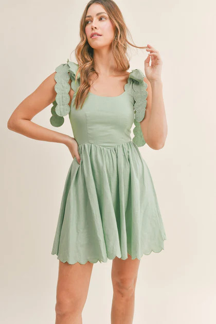 Sail Away Sage Dress | Nigh Road