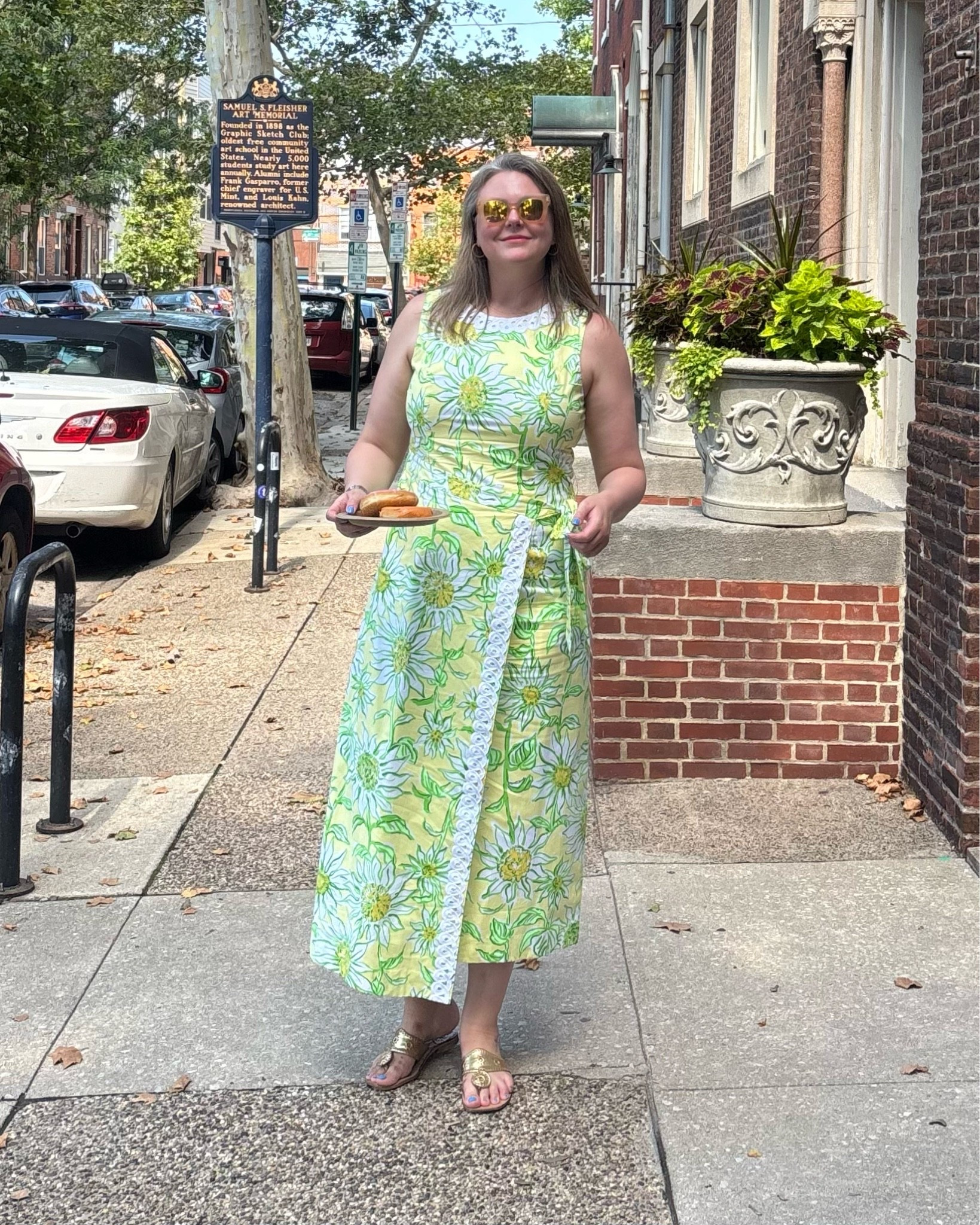 A Lilly Pulitzer dress and doughnuts! 💛💚🍩

#LTKMidsize #LTKOver40 #LTKSeasonal