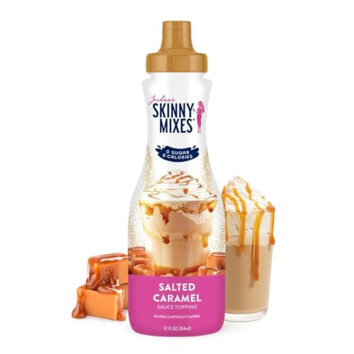 Generic Skinny Syrups Sugar Free Salted Caramel Sauce - 0 Calories, 0 Sugar, 0 Carbs - Gluten-Free, Keto-Friendly, Kosher - 12 fl oz | Amazon (US)