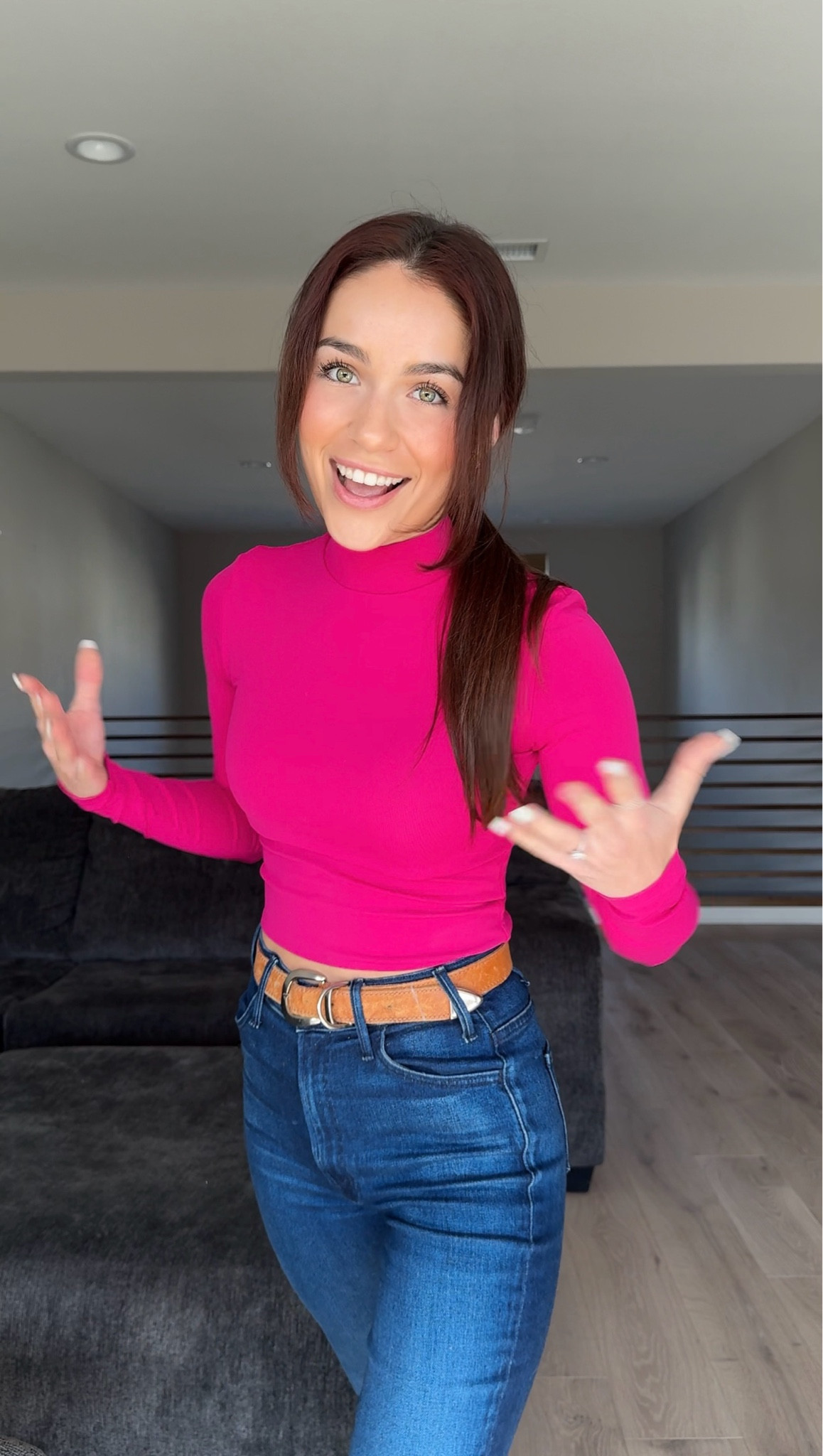 Long sleeve top 
Bootcut jeans 
Casual winter outfit 

#LTKSeasonal #LTKStyleTip #LTKHoliday