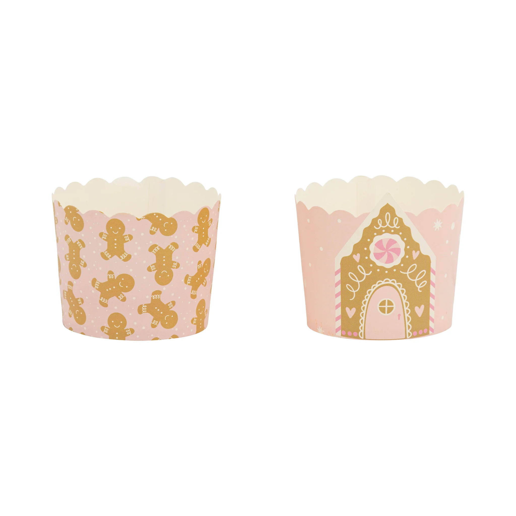 Pink Gingerbread House 5 oz Baking Cups | My Mind's Eye
