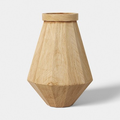 Tall Bleached Wood Vase - Threshold™ | Target