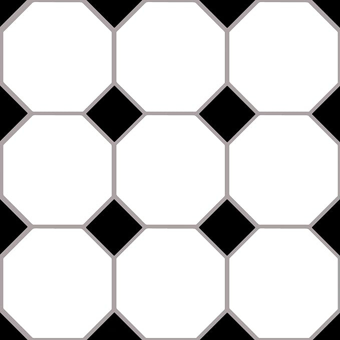 FloorPops Hudson Peel & Stick Floor Tiles, Black | Amazon (US)