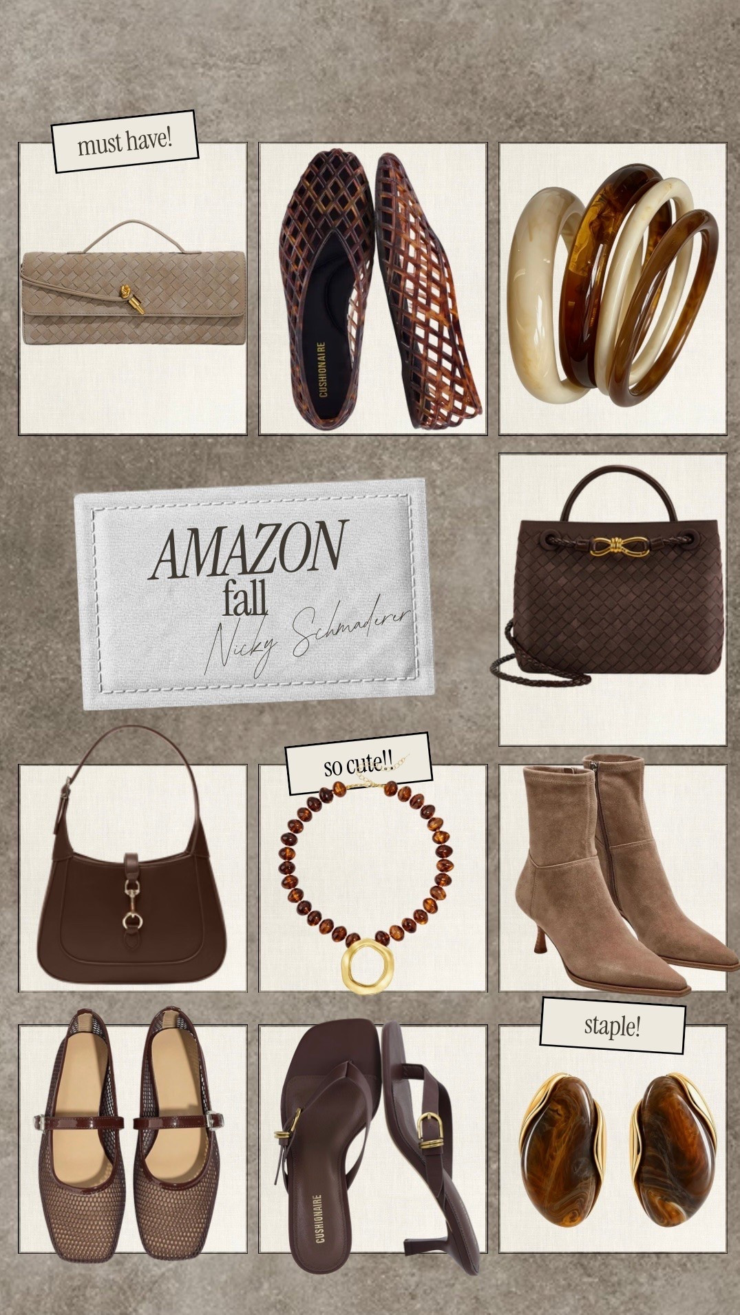Amazon fall accessories!
Amazon bag 
Fall shoes 
Fall jewelry

#LTKootd #LTKSeasonal #LTKTravel