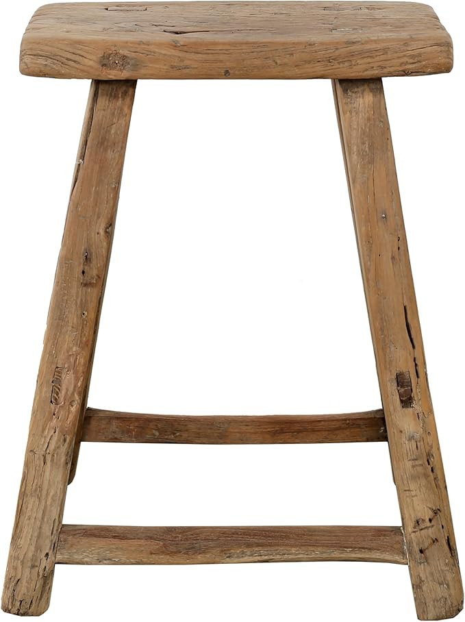 Artissance Rectangular Rustic Vintage Stool, Weathered Natural Wood Finish (Size & Finish Vary) -... | Amazon (US)