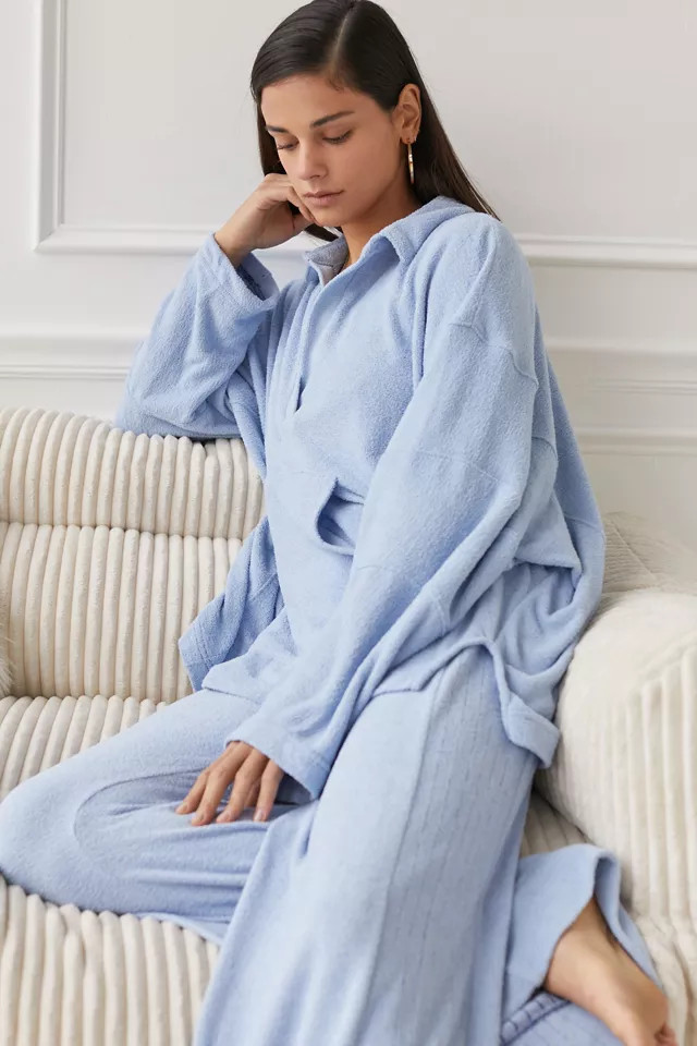 Out From Under Sydney Collared V-Neck Top | Urban Outfitters (US and RoW)