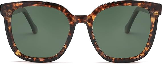 SOJOS Trendy Polarized Sunglasses for Women Classic Retro Square Womens Shade Sunnies SJ2333 | Amazon (US)