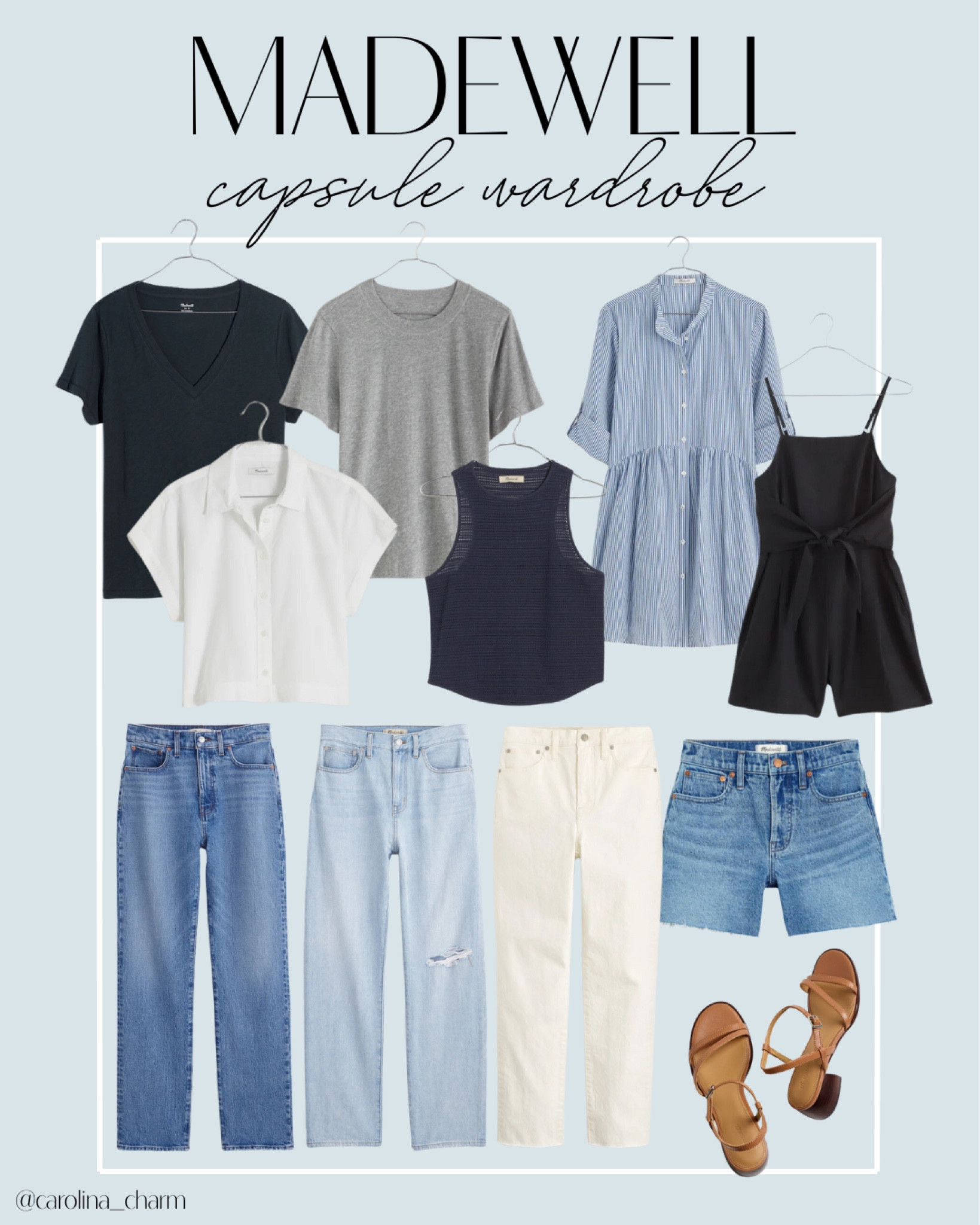 Madewell capsule wardrobe!

Madewell | Summer capsule wardrobe | Capsule wardrobe | Summer outfits | Summer tops | Romper | Casual outfit

#LTKxMadewell #LTKFindsUnder100 #LTKSaleAlert