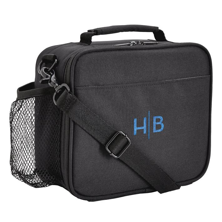 Gear-Up Black Solid  Cold Pack Lunch Box | Pottery Barn Teen
