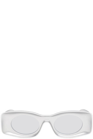 Silver Paula's Ibiza Sunglasses | SSENSE