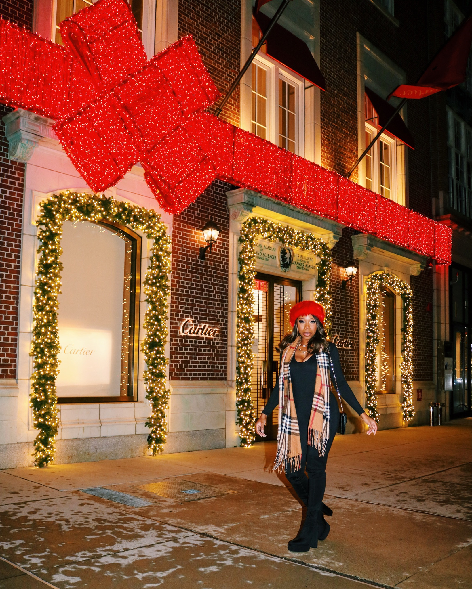 We love a good casual holiday outfit! 🎄❤️✨ I got this black jumpsuit from SHEIN (size 4, true to size & tall girl friendly) and to make it feel festive I styled it with a plaid scarf and red fur headband.


#LTKHoliday #LTKSeasonal