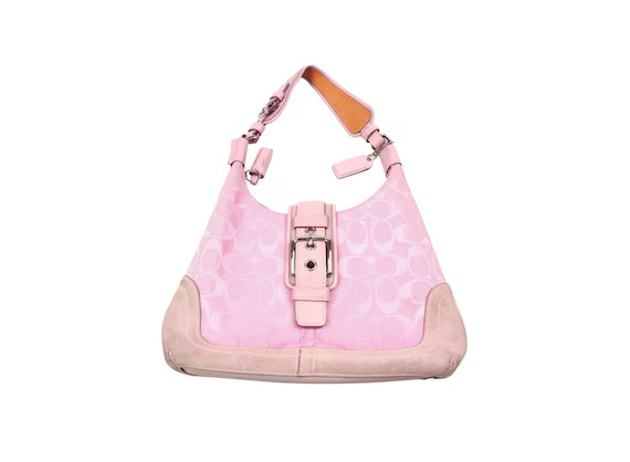 COACH 2000s Vintage BAG / Pink Bag / Handbag / Baguette bag / Babygirl / Cute / 90s 00s Millenniu... | Etsy (US)