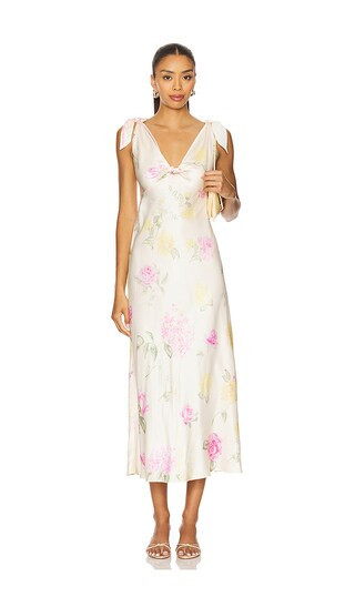 LoveShackFancy Perri Dress in Ivory. - size 0 | Revolve Clothing (Global)