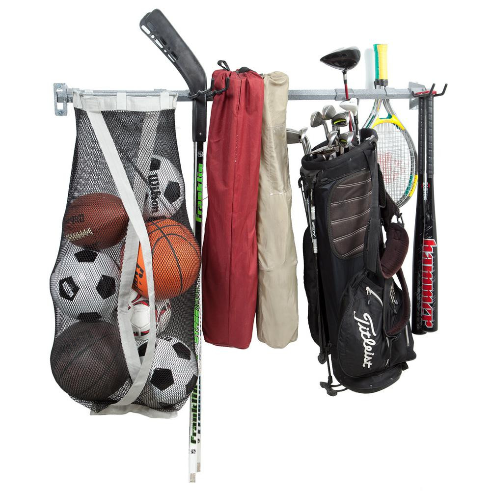 51 in. W Large Sports Storage Rack | The Home Depot