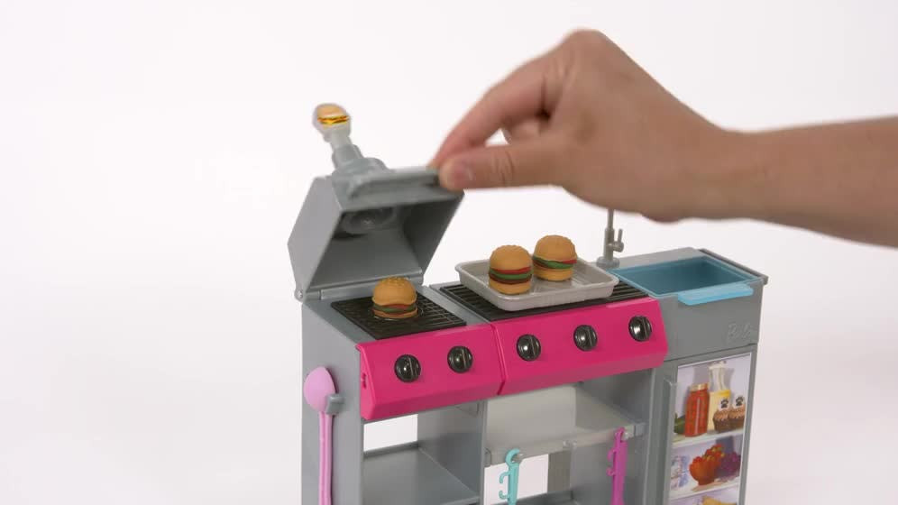 Barbie Dream Camper Playset with Roof Tent, BBQ Grill with Color-Change Feature & 60+ Accessories | Walmart (US)