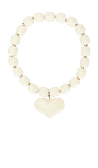 Julietta Amore Necklace in Ivory. | Revolve Clothing (Global)
