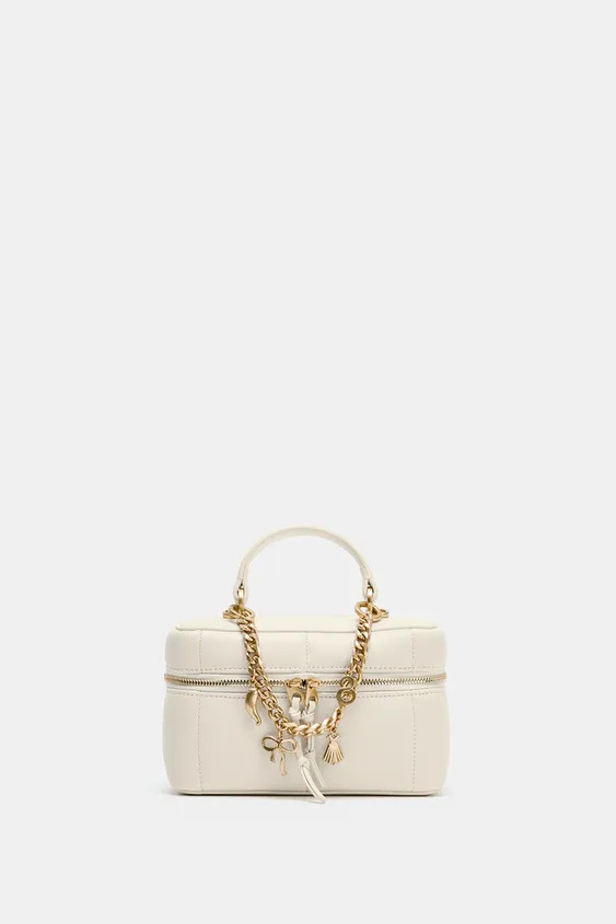 VANITY BAG WITH CHARMS | Zara UK
