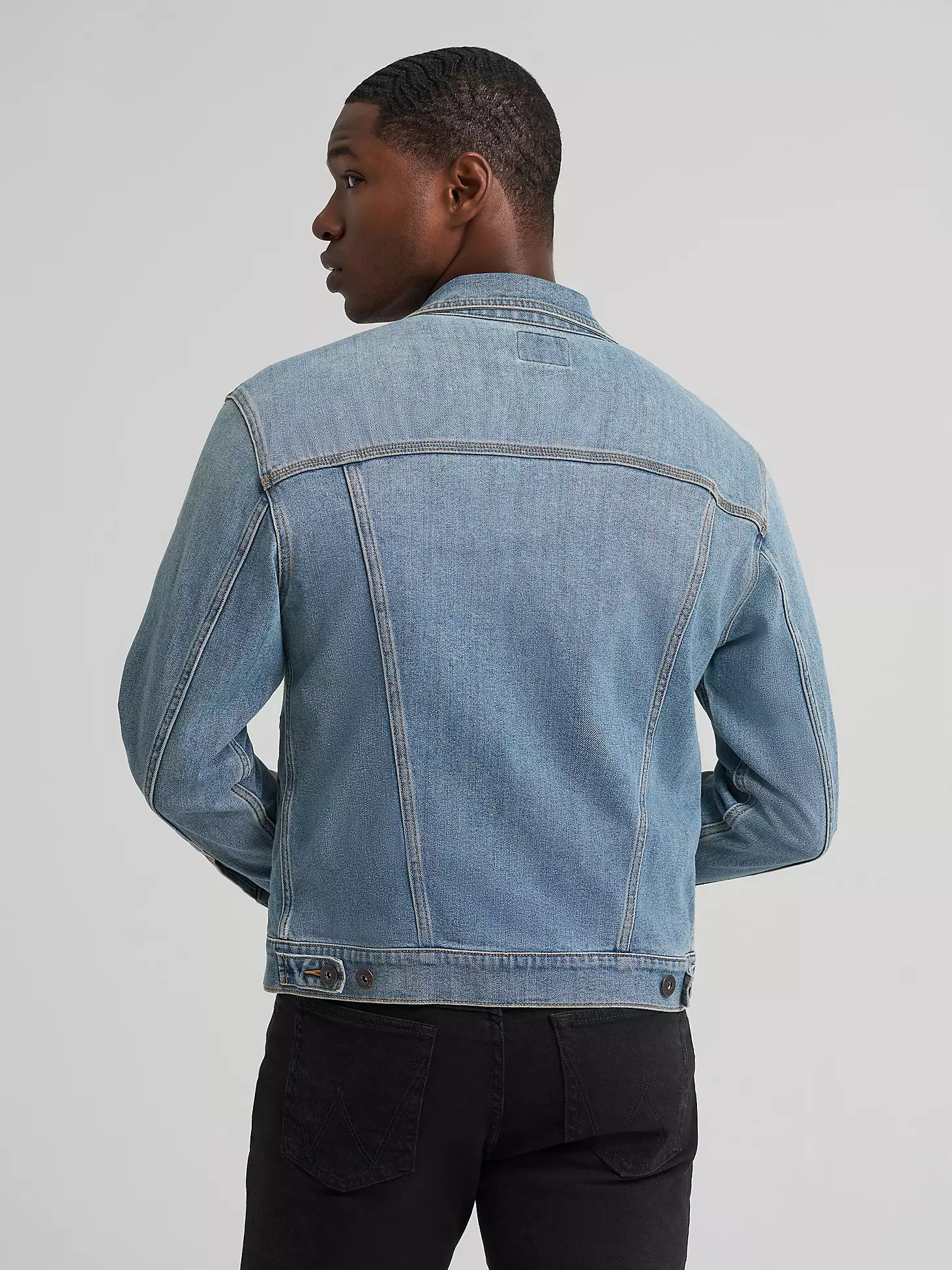 Men's Wrangler® Classic Denim Trucker Jacket in Vintage Indigo | Wrangler