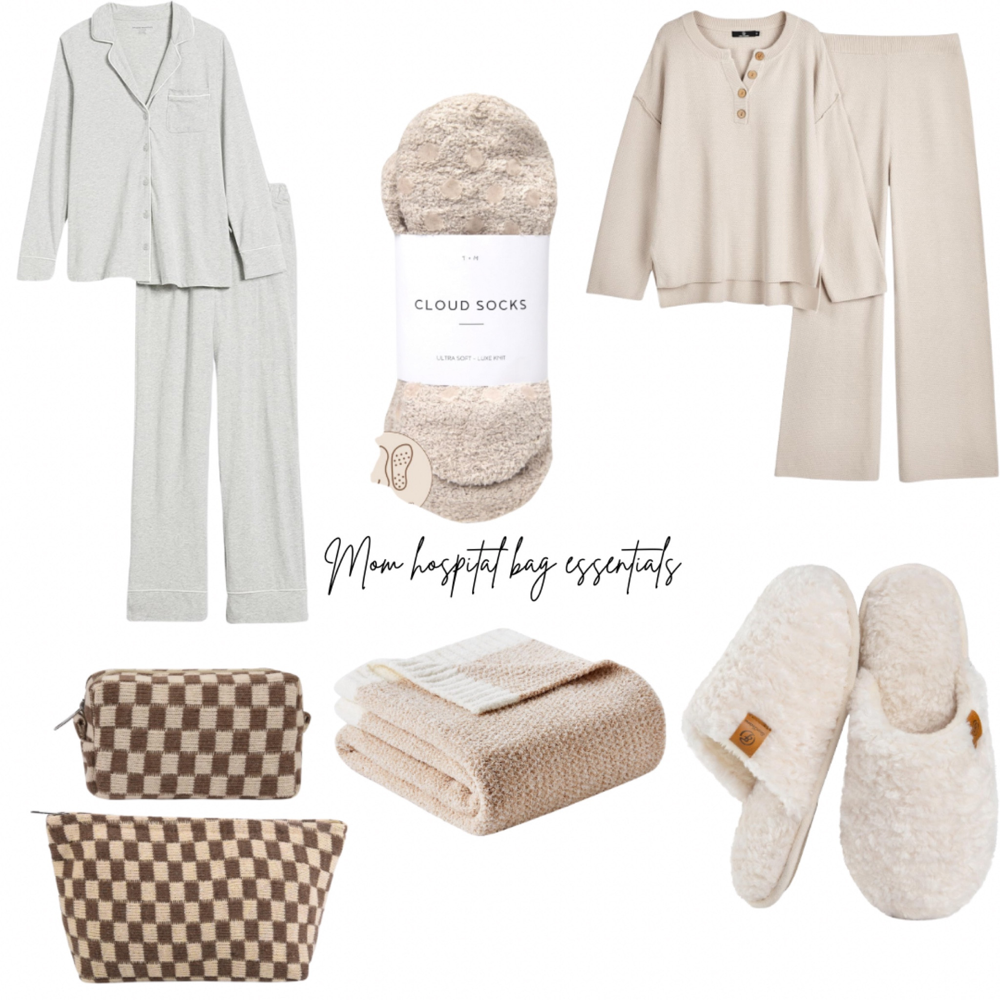 Some of the items going in my hospital bag 🤍 

#LTKFindsUnder50 #LTKBaby #LTKBump