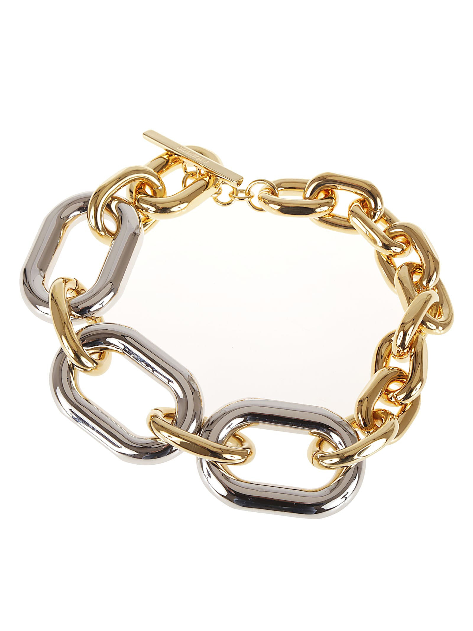 Paco Rabanne Gold And Silver Oversized Xl Link Necklace | Italist.com US