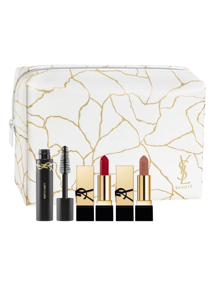 Mini Lash Clash Mascara & Rouge Pur Couture Satin Lipstick 3-Piece Set | Saks Fifth Avenue