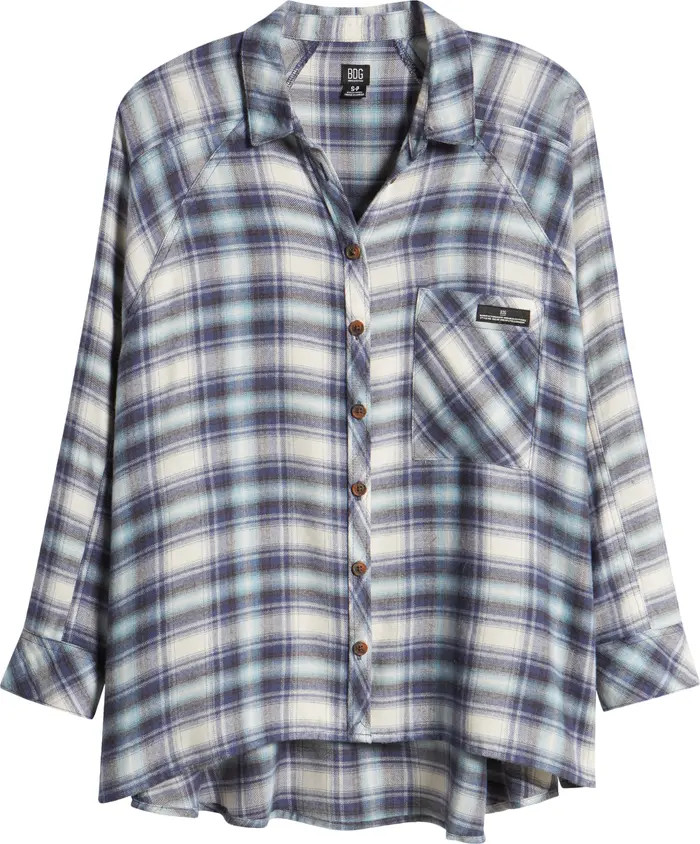BDG Urban Outfitters Brendan Plaid Flannel Button-Up Shirt | Nordstrom | Nordstrom