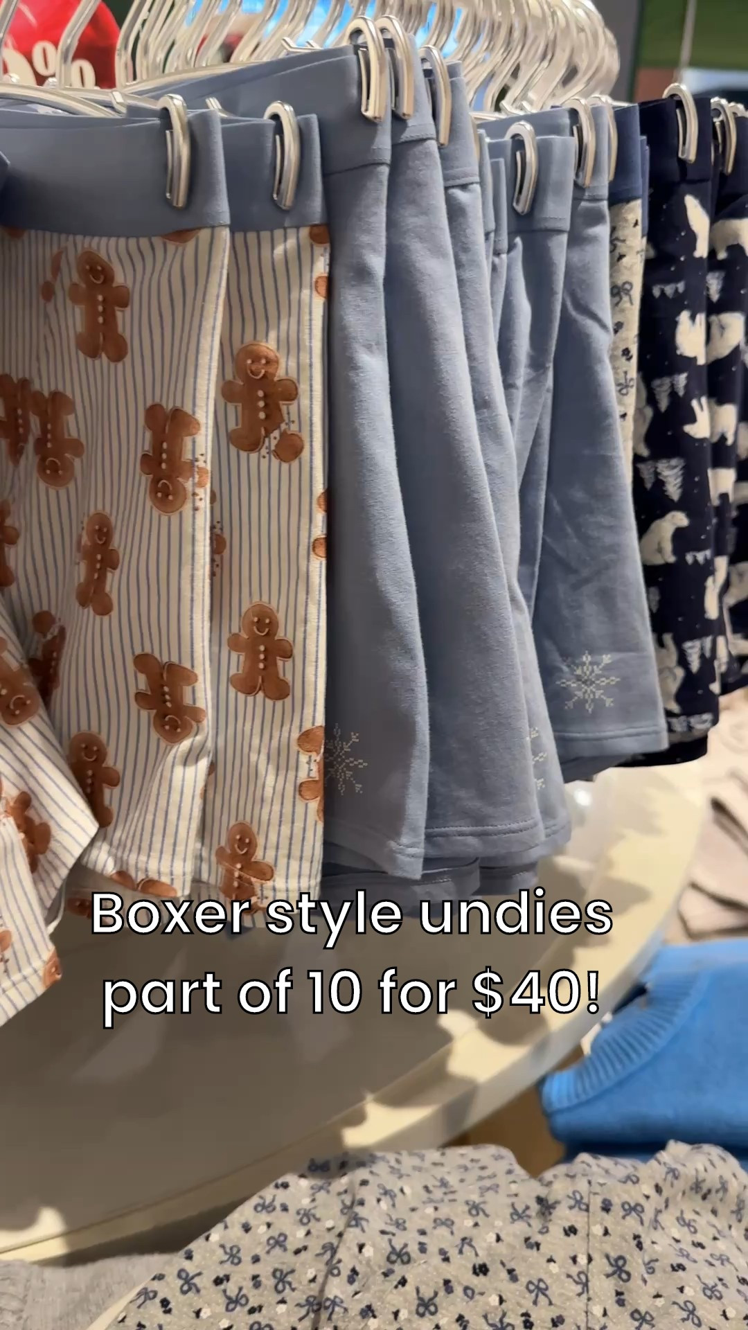 Such a great deal! Regular price $17.95 but these are part of mix and match 10 for $40 undies! $4 per pair! Mix and match with regular underwear too: briefs,  boy short, thongs. Solid colours or so many cute patterns like gingerbread, Max from the Grinch, Cindy Lou, polar bears, leopard print and more!  



#LTKsale #LTKcanada