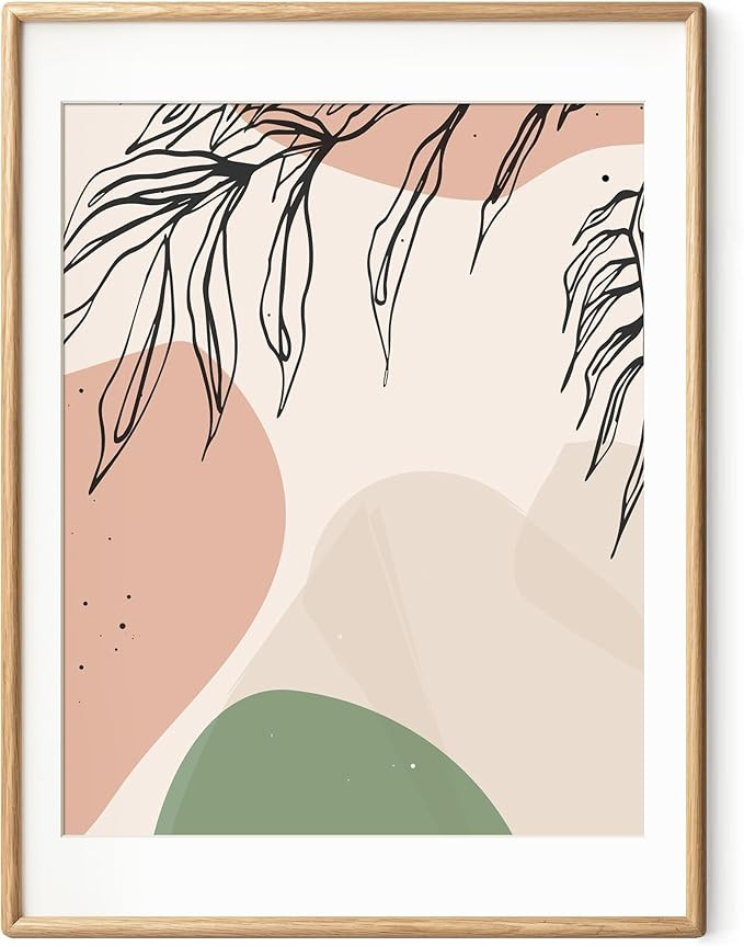 Axeman 18x24 Oak Frame - Rounded Corner 18 x 24 Picture Frame Matted to 16x20 - Natural Oak Wood ... | Amazon (US)