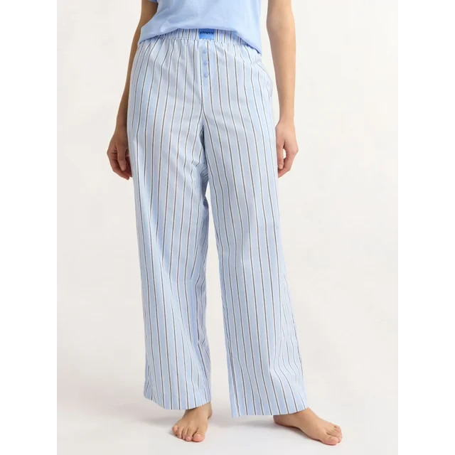 Joyspun Women's and Women’s Plus Cotton Poplin Sleep Pants, Sizes XS to 3X | Walmart (US)