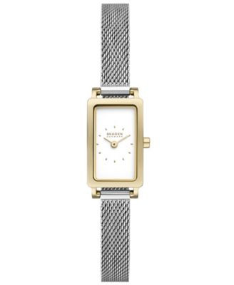 Skagen Women's Hagen Micro Two Hand Silver-Tone Stainless Steel 30mm - Silver-tone | Macy's