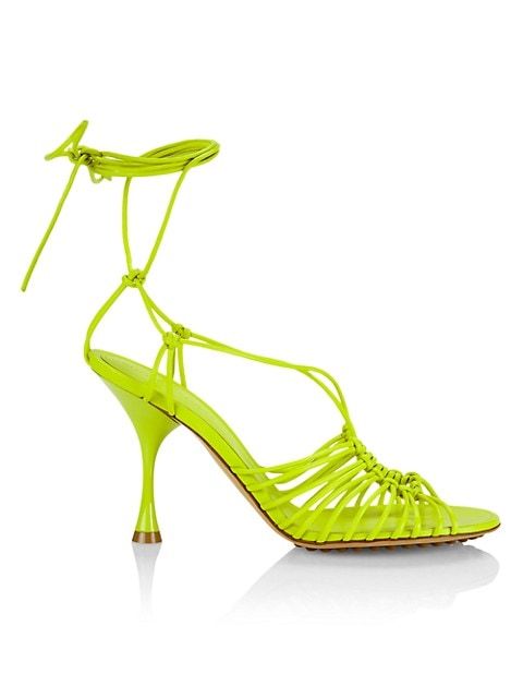 Dot Leather Strappy Sandals | Saks Fifth Avenue