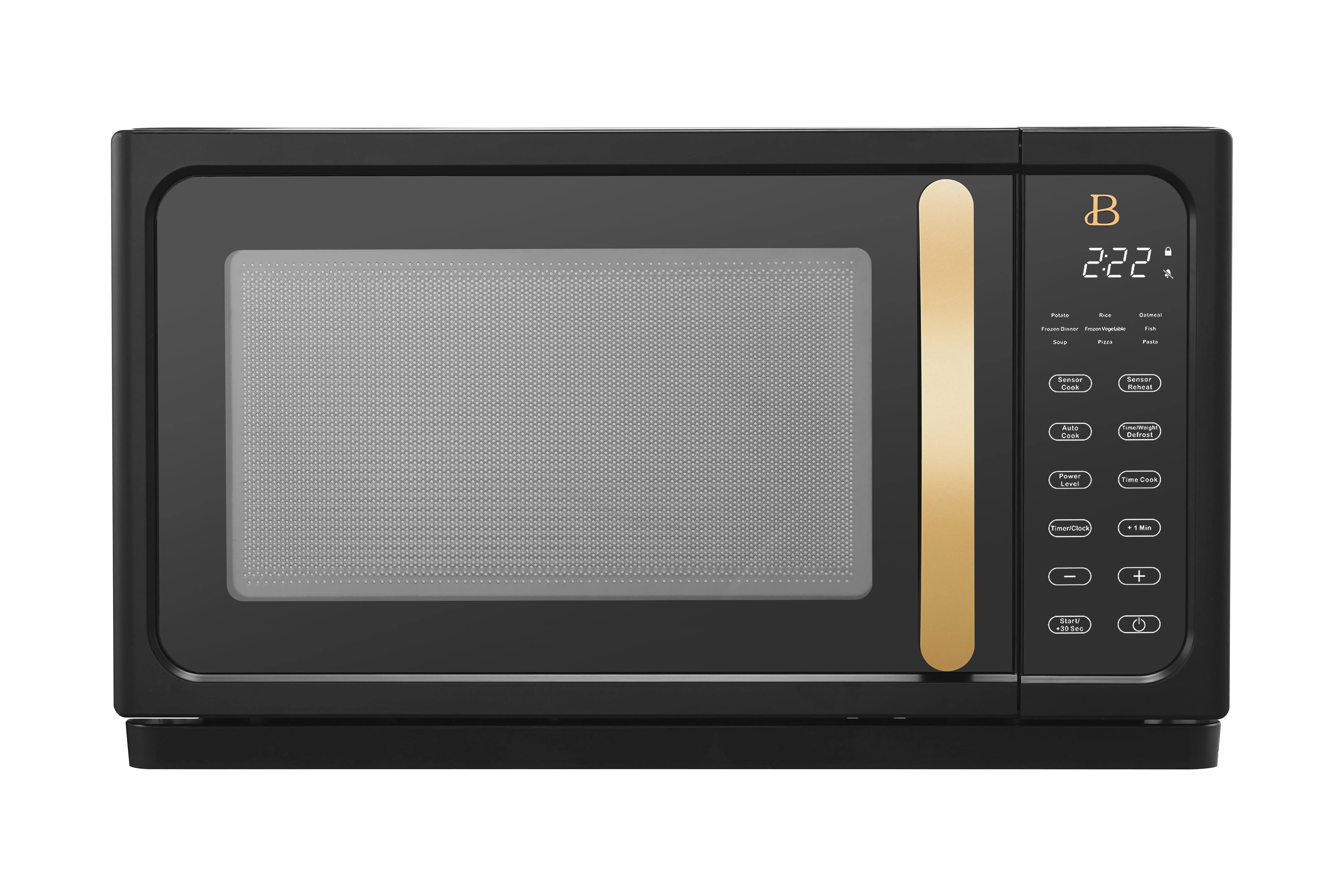Beautiful 1.1 Cu ft 1000 Watt, Sensor Microwave Oven, Sesame Black by Drew Barrymore, New | Walmart (US)